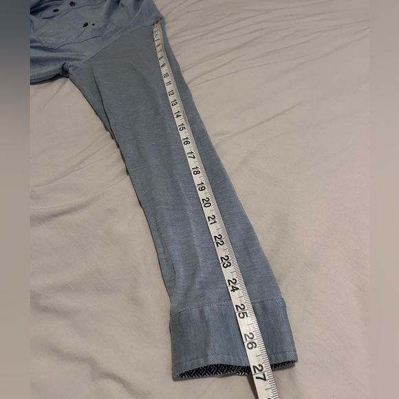 Ted Baker Slate Blue Polo Shirt - Picture 7 of 7